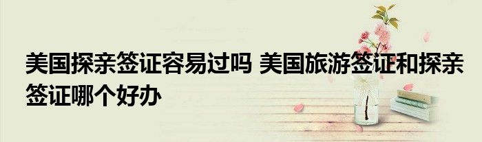 赴美探亲签证最新消息详解，申请步骤与指南
